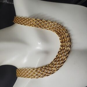 Choker N3535 estate tracks‎ necklace stunning